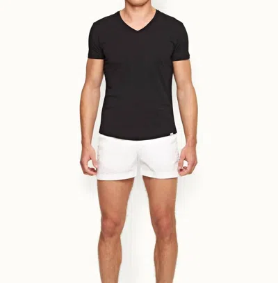 Orlebar Brown Ob-v T-shirt In Black In Black