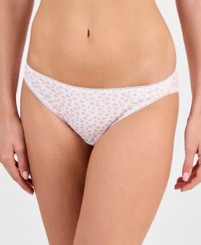 Charter Club Women's Everyday Cotton Bikini Underwear, Created For Macy's In White
