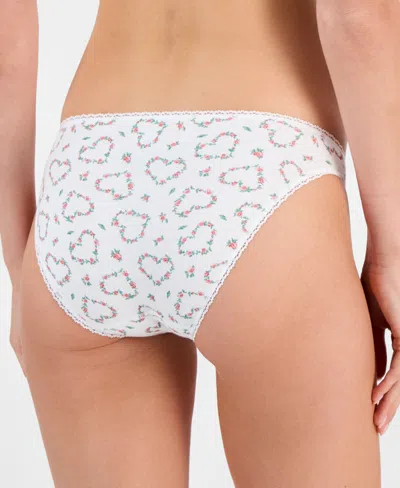 Charter Club Women's Everyday Cotton Bikini Underwear, Created For Macy's In White