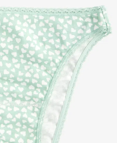 Charter Club Women's Everyday Cotton Bikini Underwear, Created For Macy's In Green
