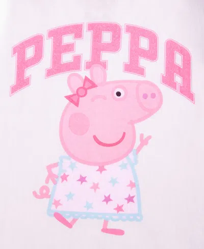 Epic Threads Girls Toddler 2t-4t Winking Peppa Short-sleeve T-shirt, Macy's Exclusive In White