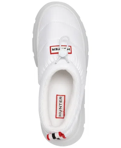 Hunter Women's Madi Insulated Water Resistant Slip-on Mules 11 White In Multi