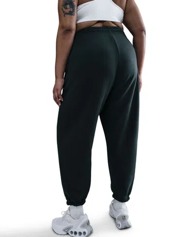 Nike Sportswear Plus Size Phoenix Fleece High-waist Oversized Sweatpants In Green