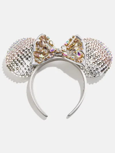 Baublebar Disney Minnie Mouse Crystal Silver Ears Headband In Silver