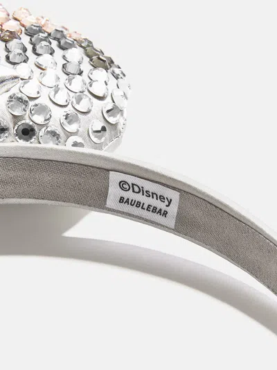 Baublebar Disney Minnie Mouse Crystal Silver Ears Headband In Silver