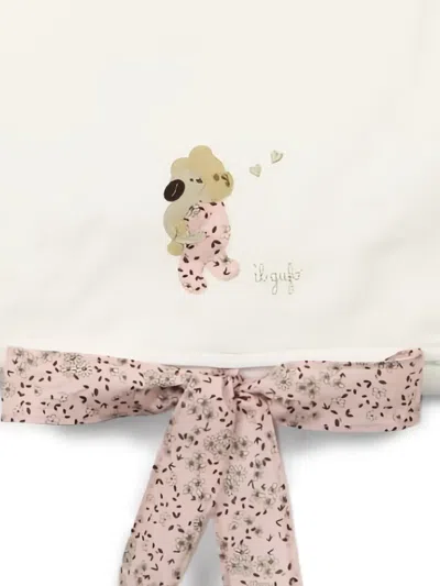 Il Gufo Floral-bow Changing Mat In White