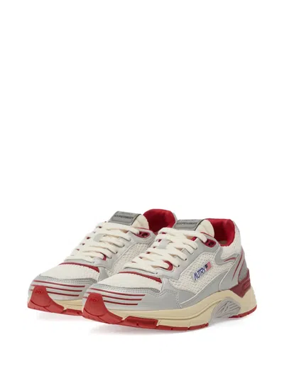 Autry Multicolor Hyperway Sneakers In White
