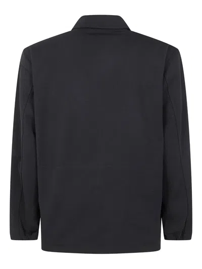 Snow Peak Button Front Jacket In Black