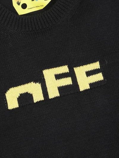 Off-white Logo Sweater In Black