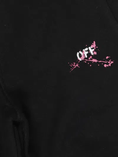 Off-white Graphic Trousers In Black