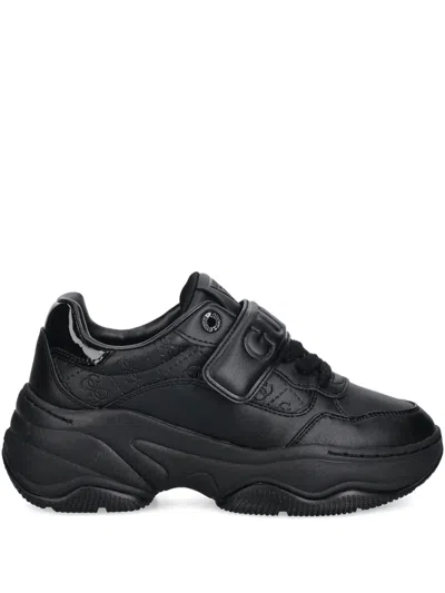 Guess Usa Helinn 4g Sneakers In Black