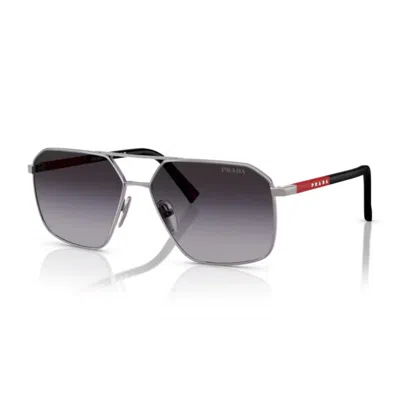 Prada Linea Rossa Man Sunglass Ps A50s In Black