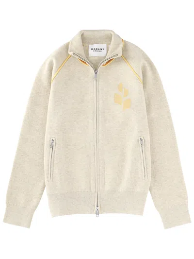 Isabel Marant Étoile Cardigan "lanya" In White