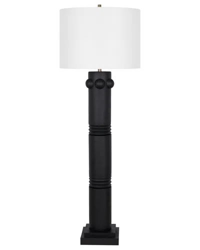 Lamps Per Se Polyresin 68in Floor Lamp With Linen Shade