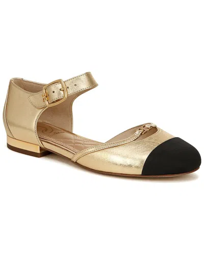 Sam Edelman Rylie Leather Mary Jane In Gold