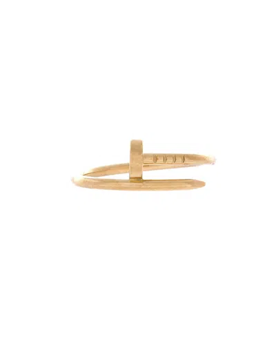 Pre-owned Pre-owned Cartier  Cartier Small Juste Un Clou Ring 18k Gold