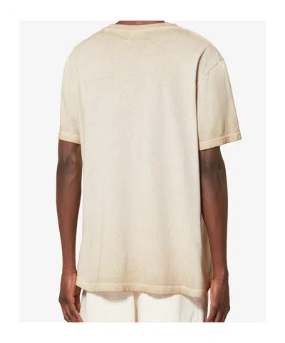 Isabel Marant Honore Logo-embroidered T-shirt In Nude