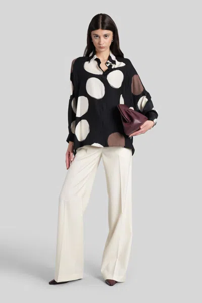 Gianluca Capannolo Valerie Pant Pants In Beige Wool In White