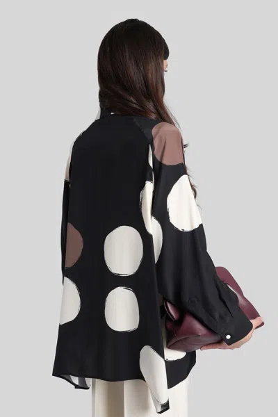 Gianluca Capannolo Mina Shirt Shirt In Black Silk In Black