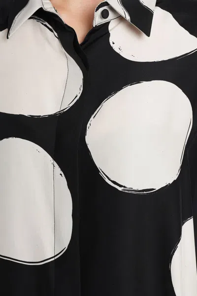 Gianluca Capannolo Mina Shirt Shirt In Black Silk In Black