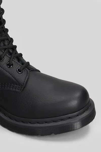 Dr. Martens 1460 Pascal Combat Boots In Black
