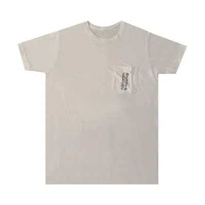Pre-owned Chrome Hearts Vertical Logo Pocket Tee 'white' | Men's Size L