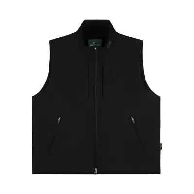 Pre-owned Aimé Leon Dore Golf Lightweight Cordura Vest 'jet Black' | Men's Size L