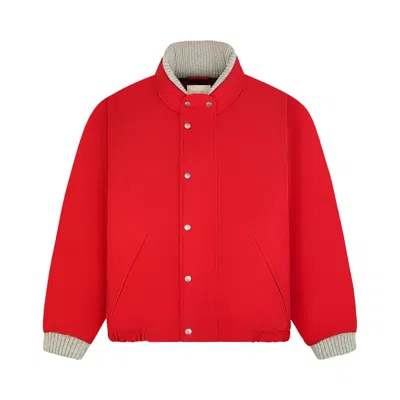 Pre-owned Aimé Leon Dore Après Lodge Jacket 'equestrian Red' | Men's Size S