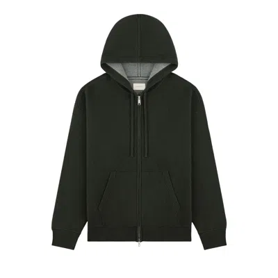 Pre-owned Aimé Leon Dore Full-zip Pavilion Cashmere Hoodie 'rosin' | Green | Men's Size S