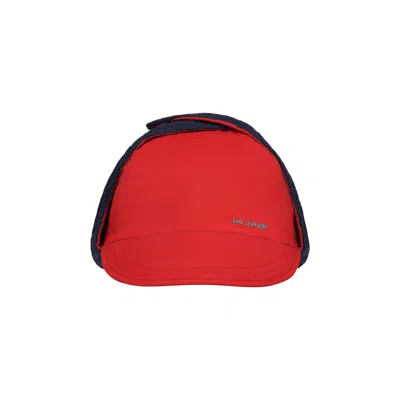 Pre-owned Aimé Leon Dore Fleece Lined Earflap Hat 'equestrian Red' | Men's Size Onesize