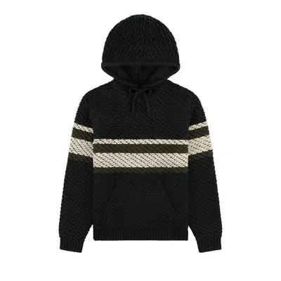 Pre-owned Aimé Leon Dore Collegiate Heavyweight Knit Hoodie 'rosin' | Green | Men's Size M