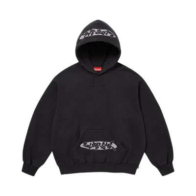 Pre-owned Supreme New World Order Hooded Sweatshirt 'black' | Men's Size M