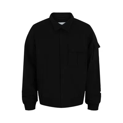 Pre-owned Ferragamo Cropped Bomber Jacket 'black' | Men's Size 52