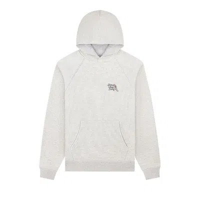 Pre-owned Aimé Leon Dore Wingfoot Track Hoodie 'oatmeal' | Cream | Men's Size M In White
