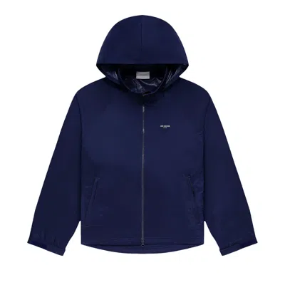 Pre-owned Aimé Leon Dore Micro Logo Nylon Jacket 'evening Blue' | Men's Size Xl