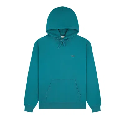 Pre-owned Aimé Leon Dore Micro Logo Hoodie 'kayaking' | Teal | Men's Size S In Blue