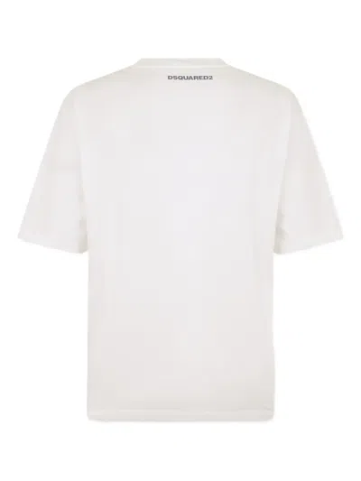Dsquared2 Graphic-print T-shirt In White