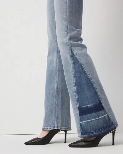 White House Black Market High-rise Gusset Flare Jeans In Blue