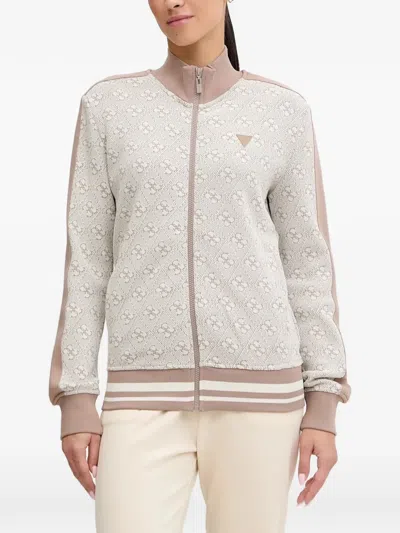 Guess Usa 4g Zip-up Sweater In Multi