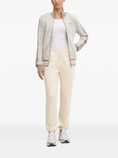 Guess Usa 4g Zip-up Sweater In Multi