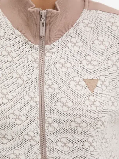 Guess Usa 4g Zip-up Sweater In Multi