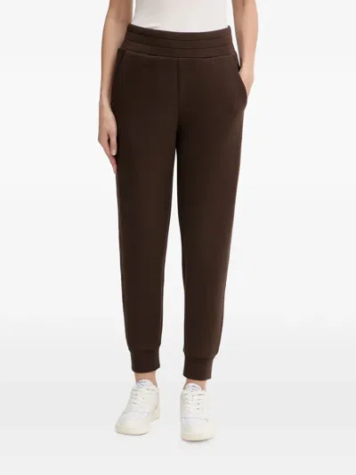 Guess Usa Brown Track Pants In Brown