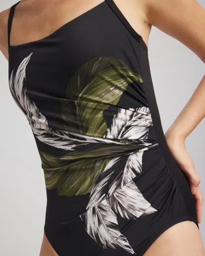 Chico's Miraclesuit Hearts Of Palm Tankini In Multi