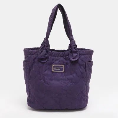 Pre-owned Marc By Marc Jacobs Pretty Medium Purple Nylon Tote