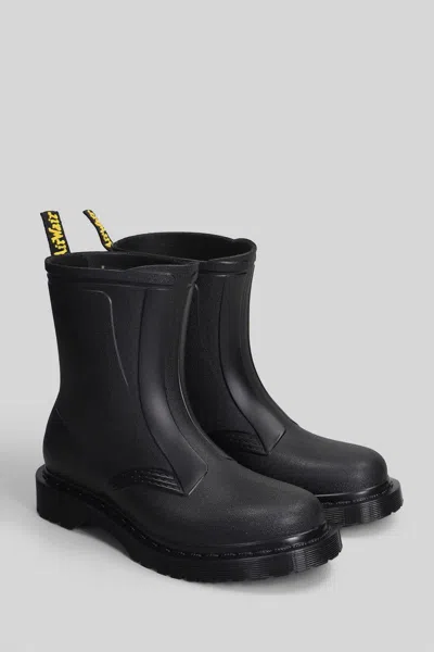 Dr. Martens 1460 Sub Max Combat Boots In Black Pvc In Black