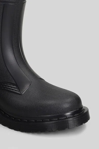 Dr. Martens 1460 Sub Max Combat Boots In Black Pvc In Black