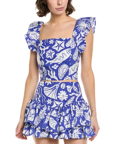 Cake For Dinner Annabelle Top In Blue