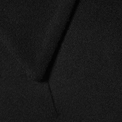 Gucci Wool Coat With Horsebit Buttons In Black