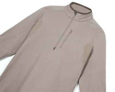 Satisfy Ghostfleece Half-zip Top In Neutral