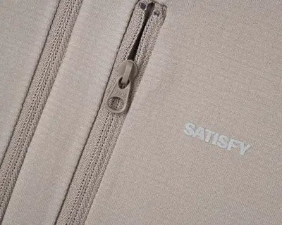 Satisfy Ghostfleece Half-zip Top In Neutral